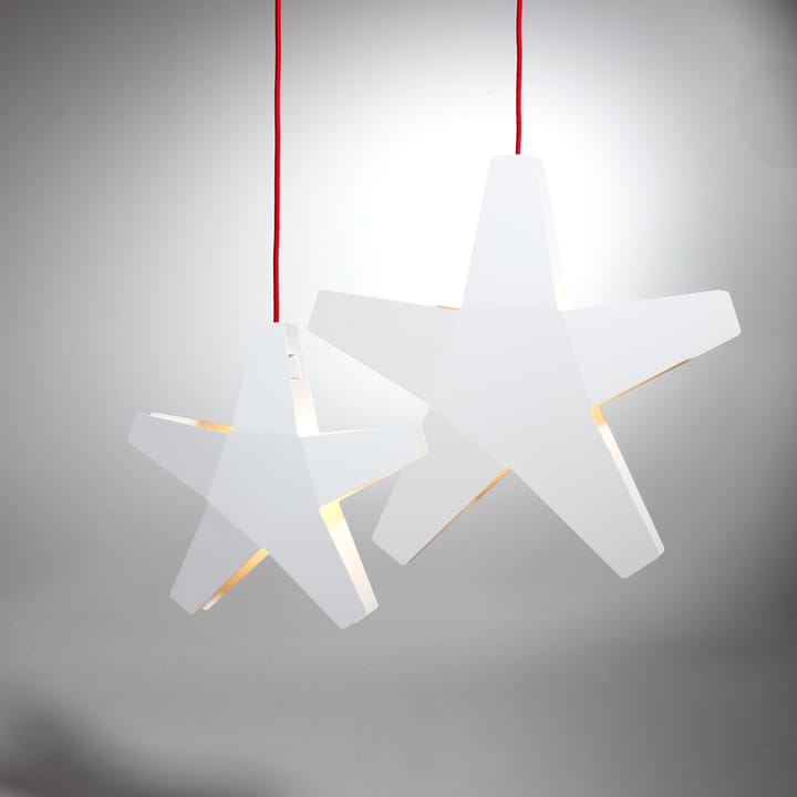 Advent Étoile étoile de l’avent, gris, 40 cm, câble textile gris clair SMD Design