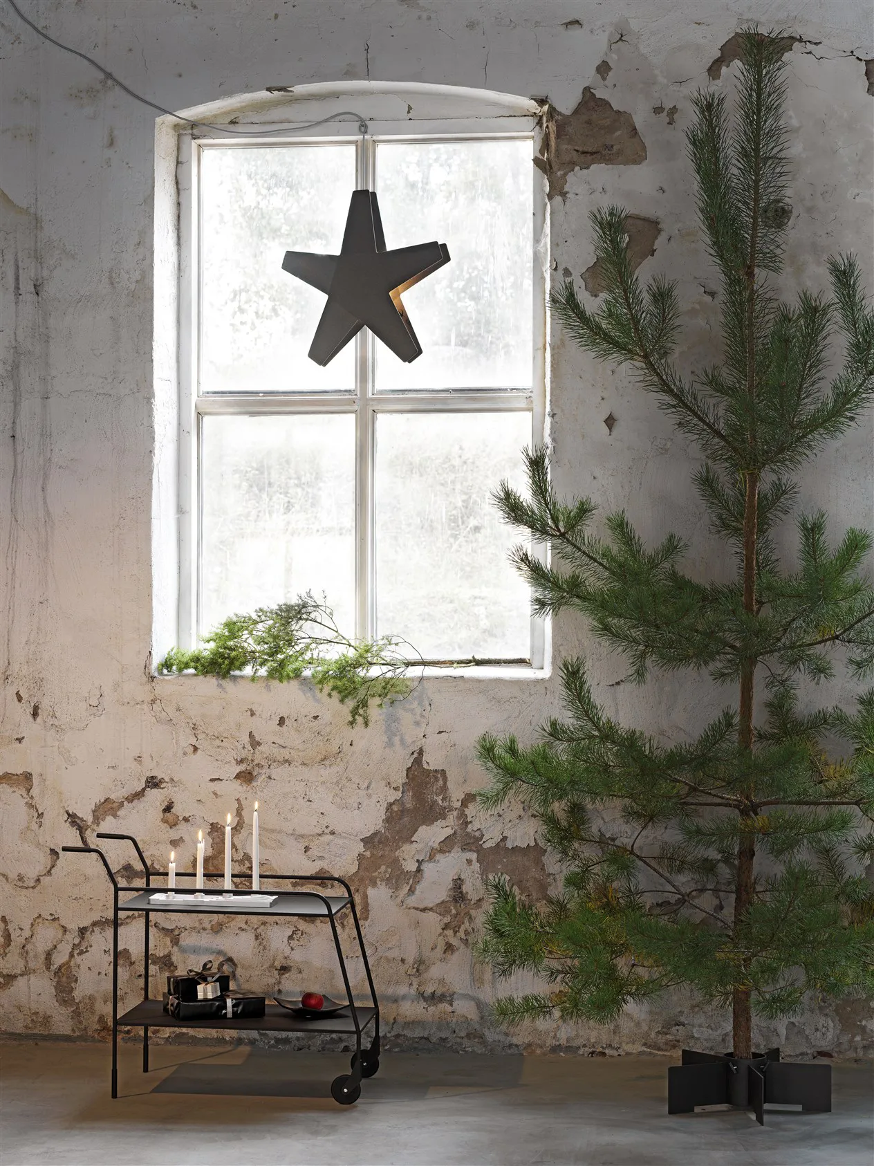 Advent Étoile étoile de l’avent, Gris-gris cordon, 60 cm SMD Design