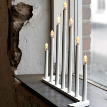 Advent RE bougeoir de l’avent - blanc, 7 bougies - SMD Design
