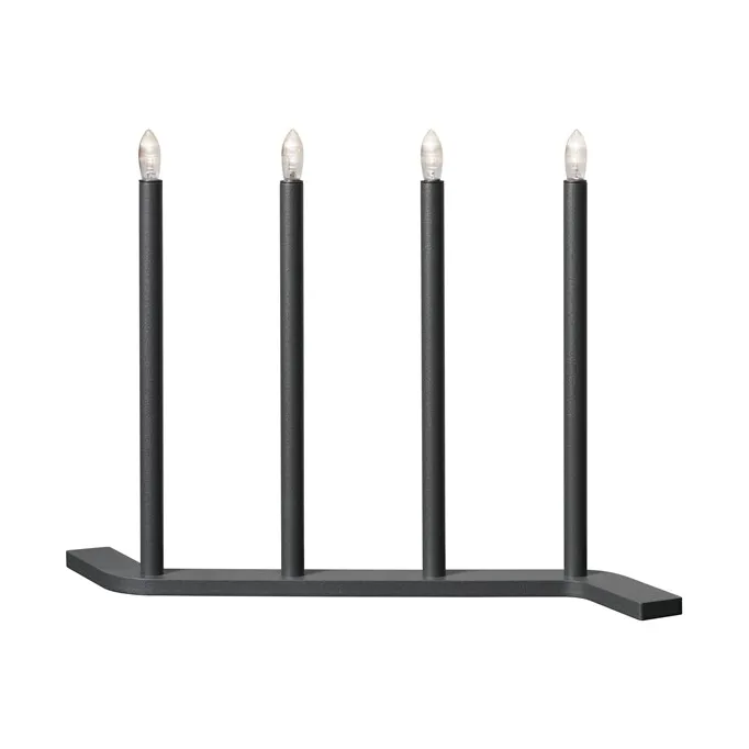 Advent RE bougeoir de l’avent - Gris-4 bougies - SMD Design
