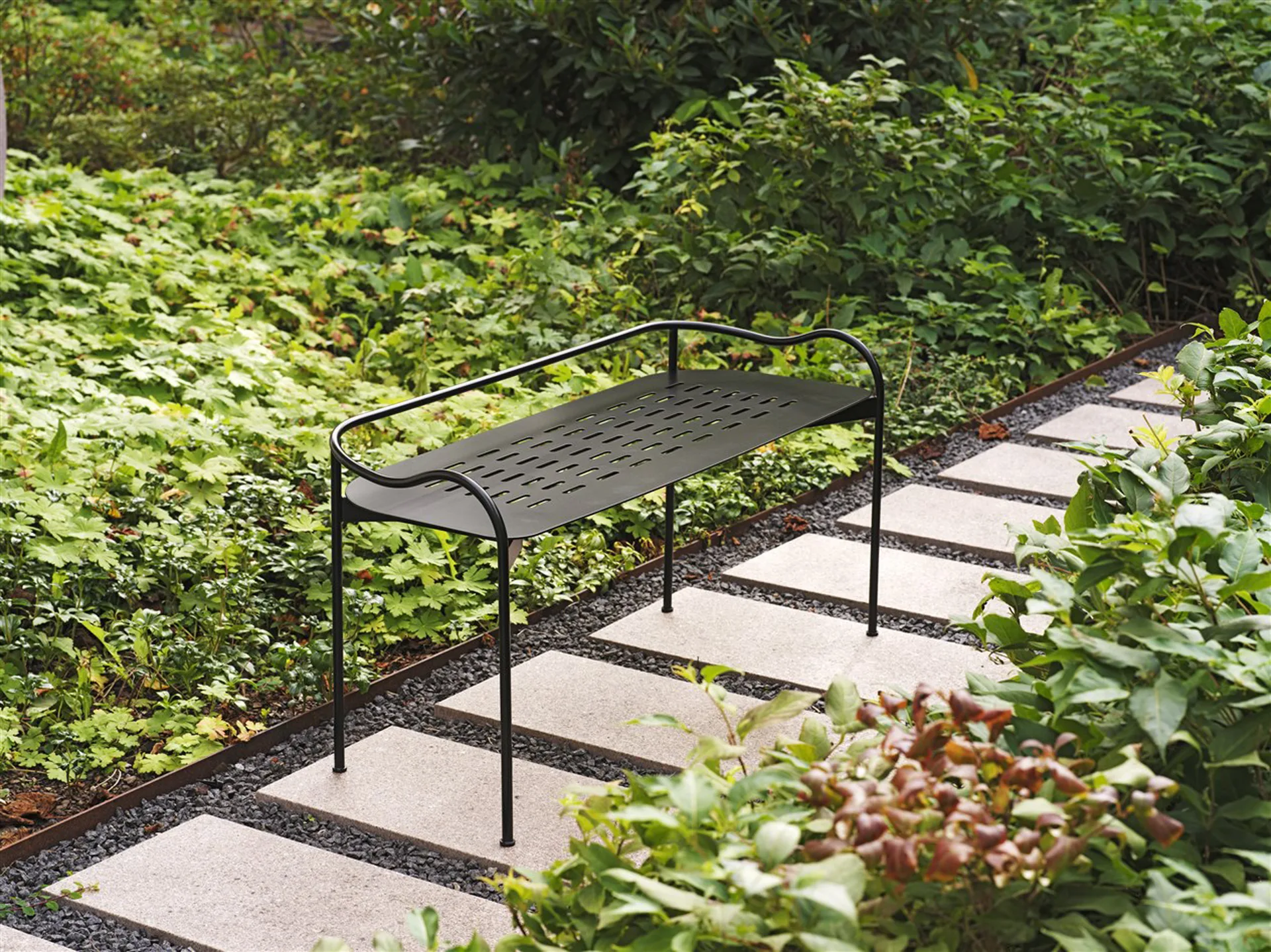 Banc Bubble Outdoor, Noir SMD Design