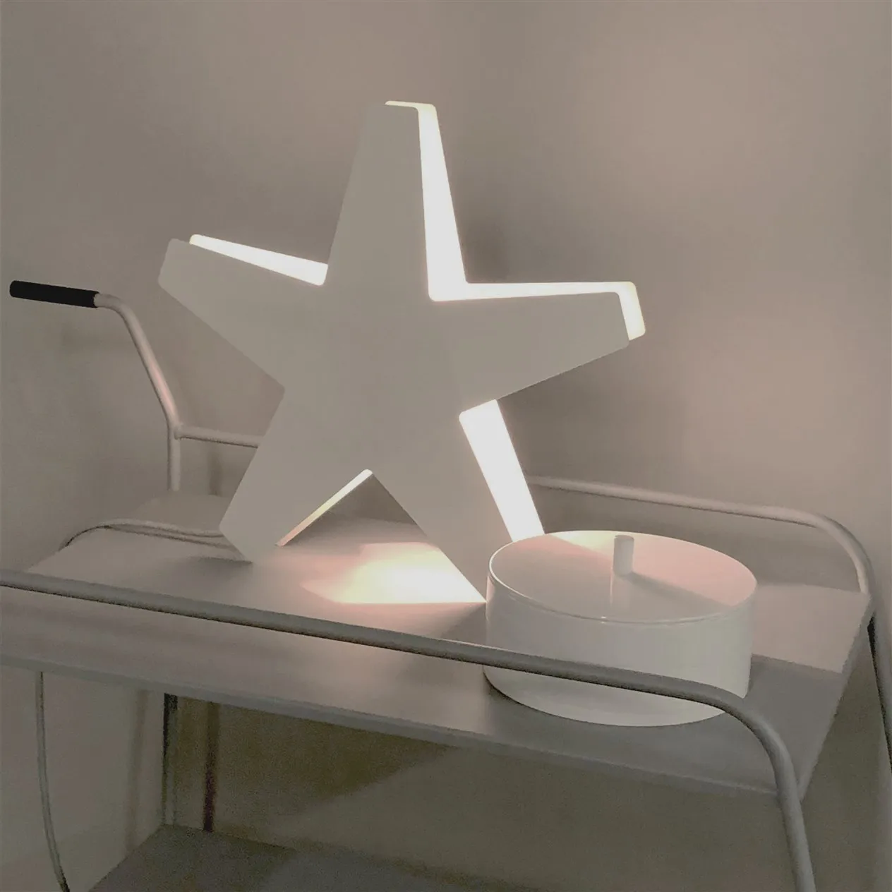 Bougeoir de l'Avent Stella 7, 60 cm, Aluminium brut SMD Design