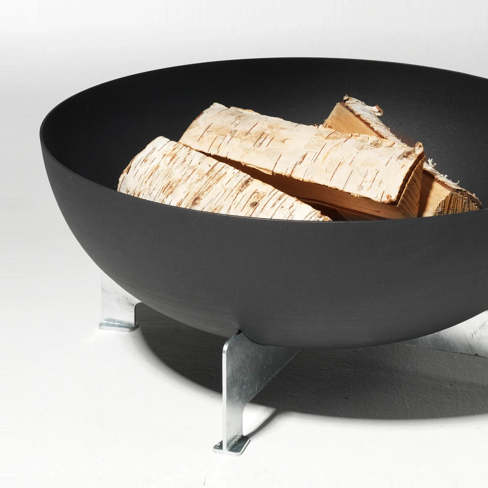 Brasero Fireball Ø60 cm, Black SMD Design