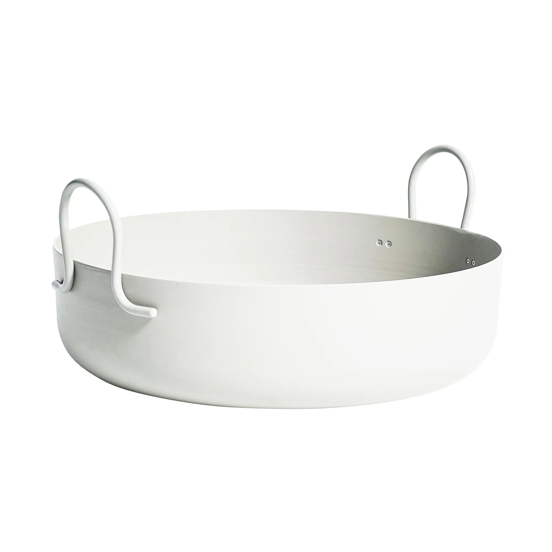 Cache-pot Tivoli Ø50 cm bas, blanc SMD Design