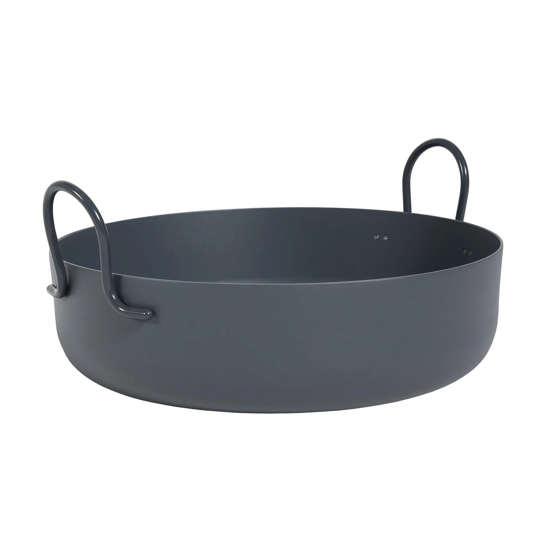 Cache-pot Tivoli Ø50 cm bas, gris foncé SMD Design