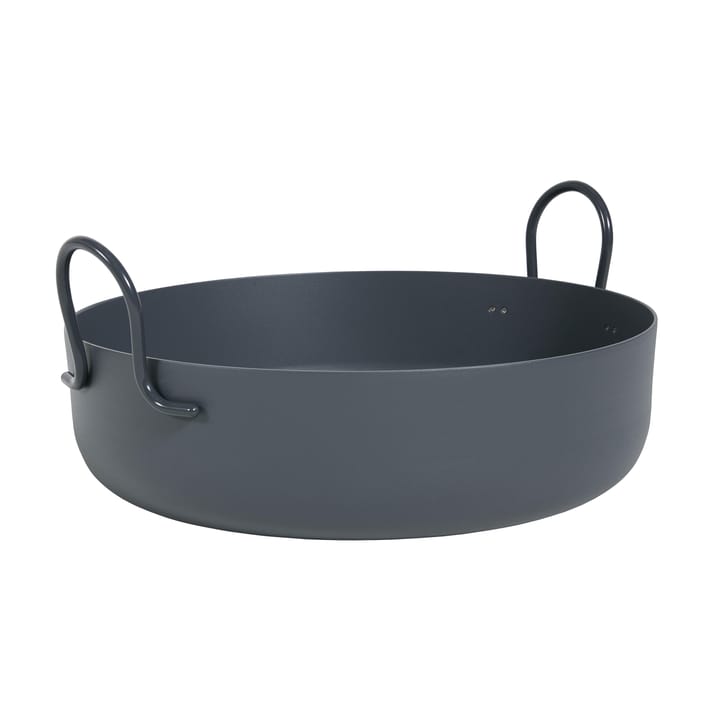 Cache-pot Tivoli Ø50 cm bas - gris foncé - SMD Design