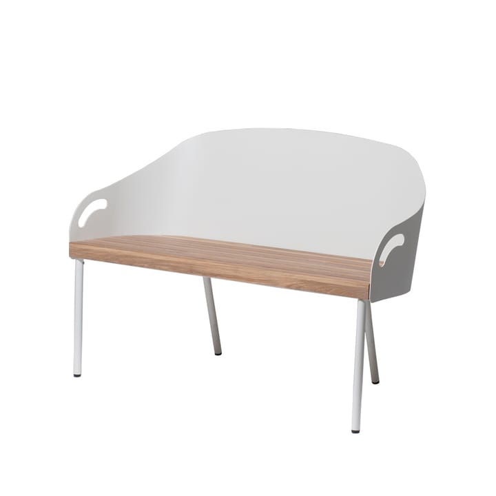 Canapé Brunnsviken - blanc/chêne - SMD Design