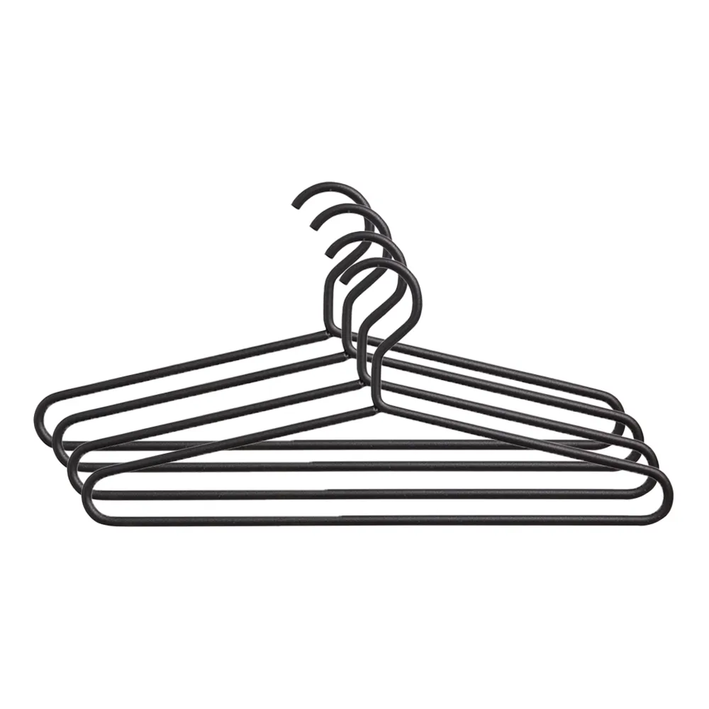 Cintre Alfred, anthracite, lot de 4 SMD Design