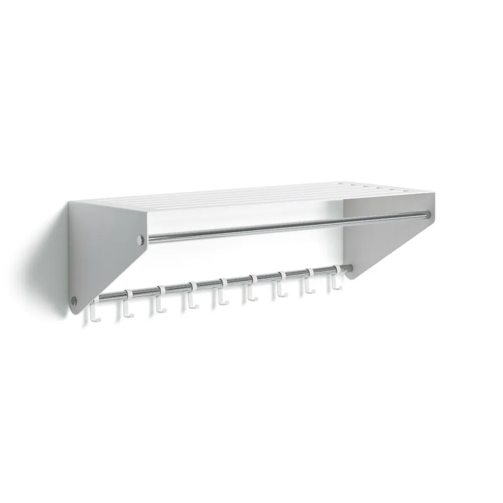 Étagère à chapeaux Sticks, blanc SMD Design