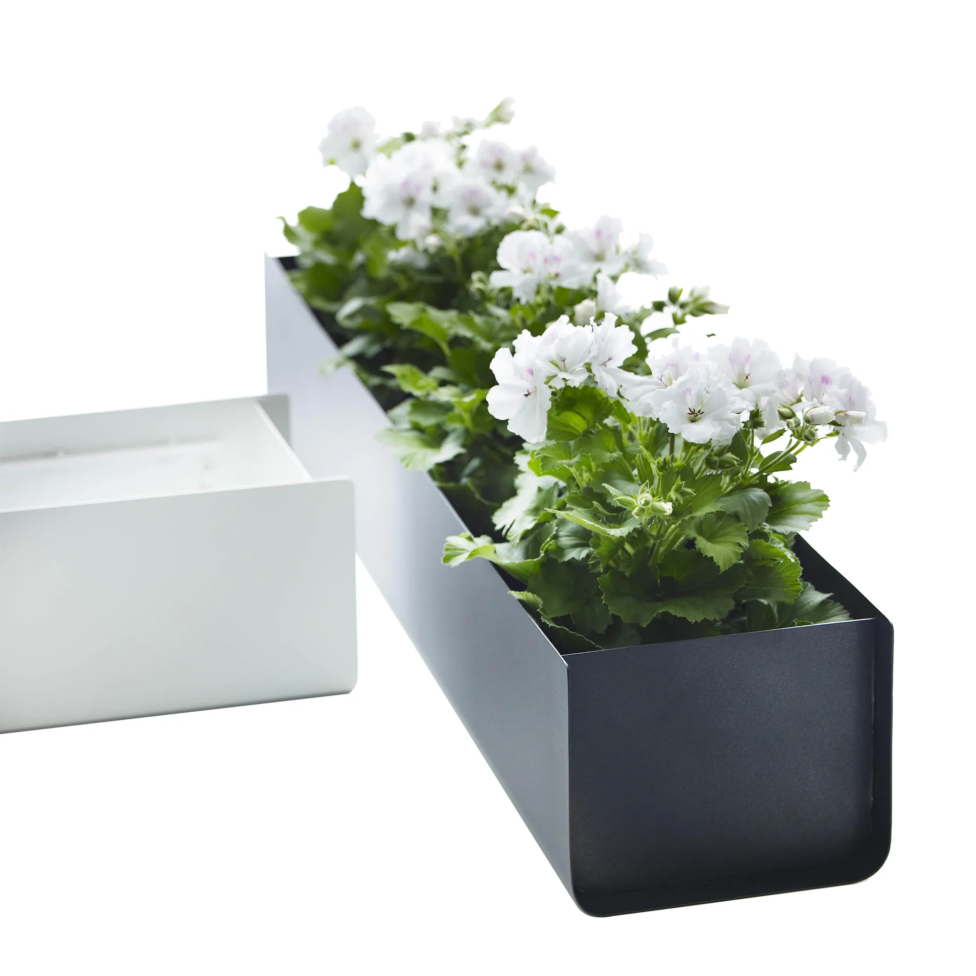 Jardinière Jorda, Noir 100 cm SMD Design