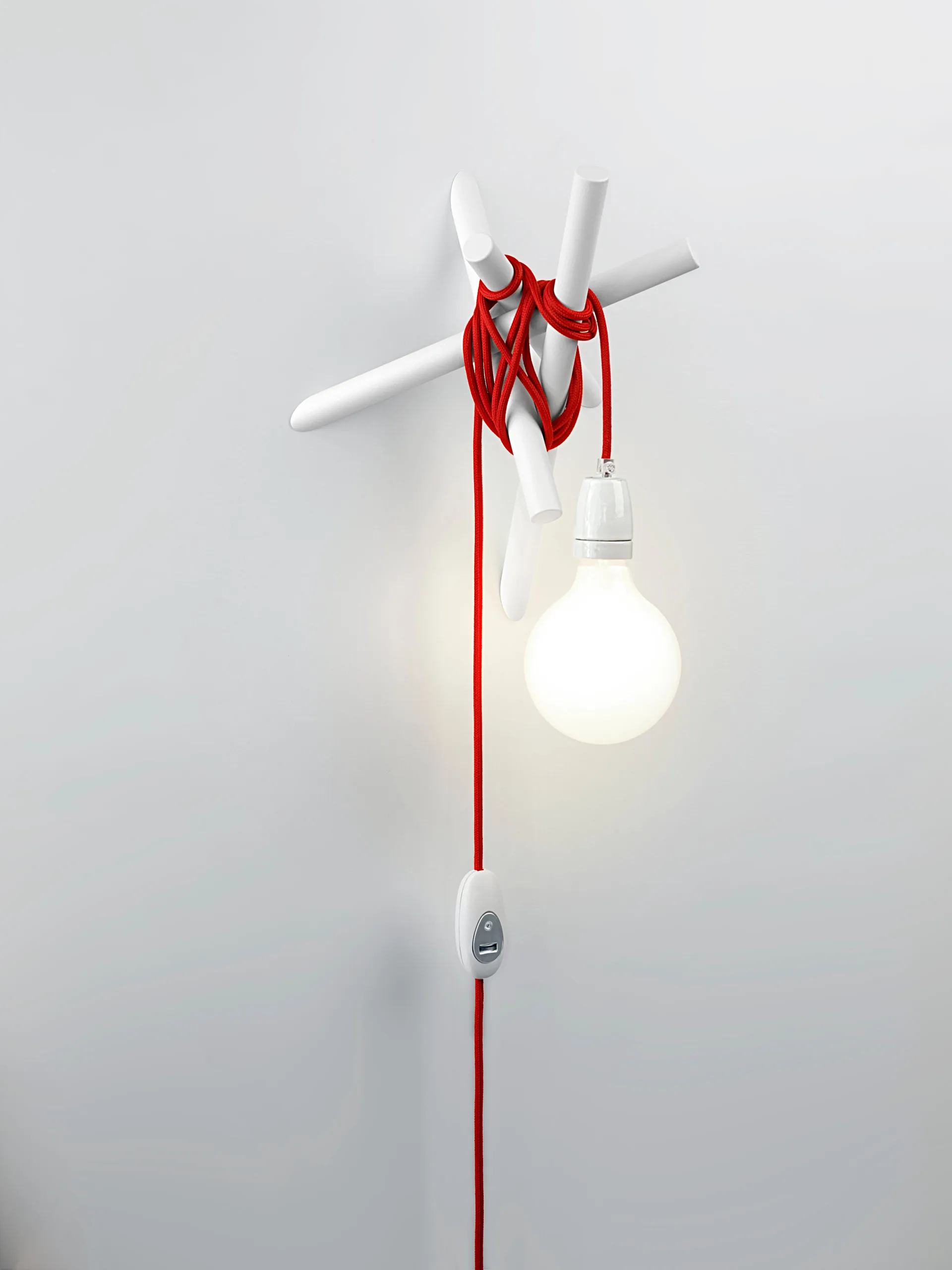 Porte-manteau Hayman, gris SMD Design