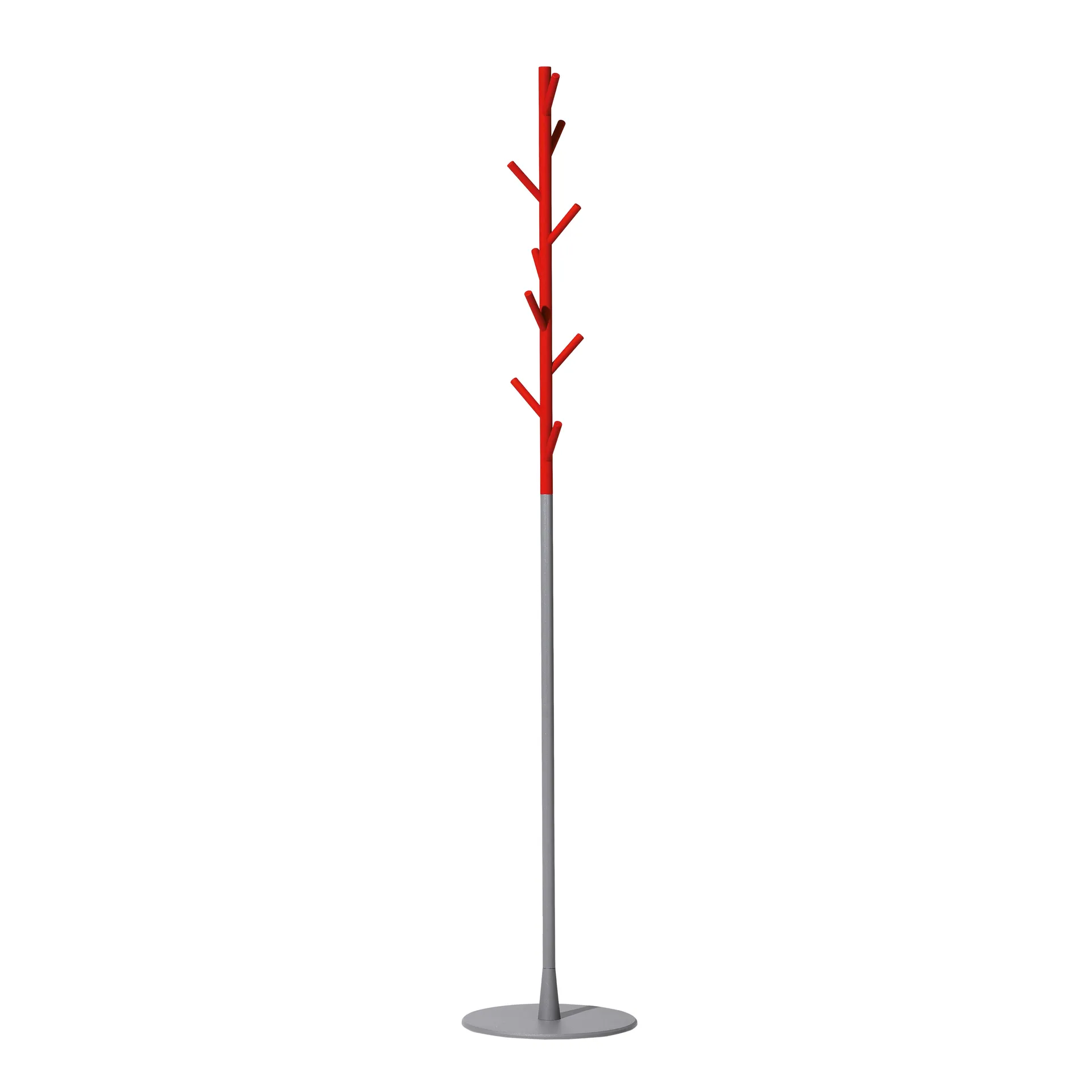 Porte-manteau Sticks - sur pied, rouge-argent SMD Design