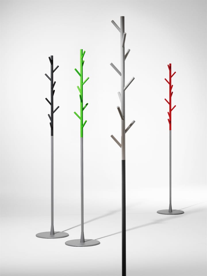 Porte-manteau Sticks - sur pied, rouge-argent SMD Design