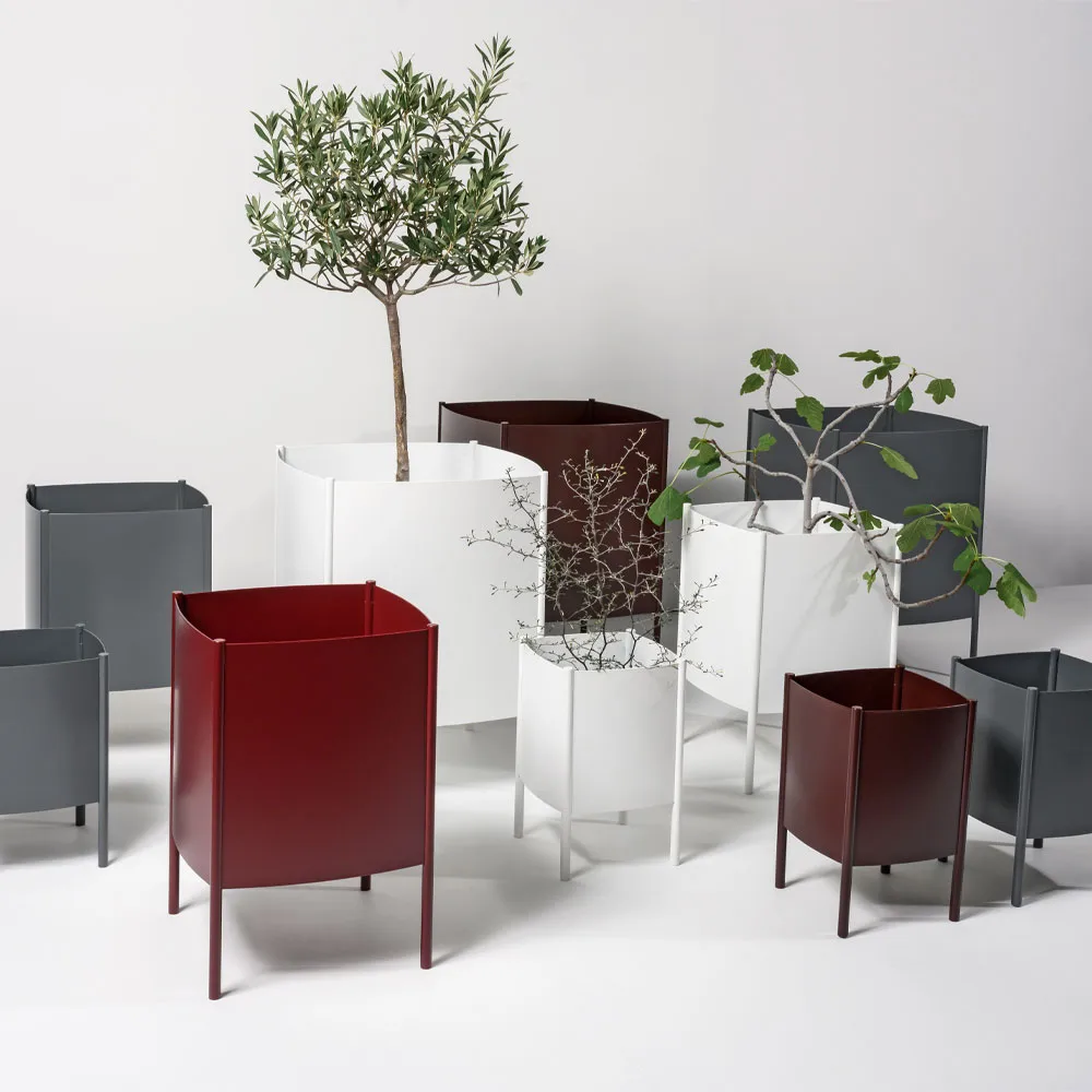 Pot Konvex Pot, Noir, grand Ø47 cm SMD Design