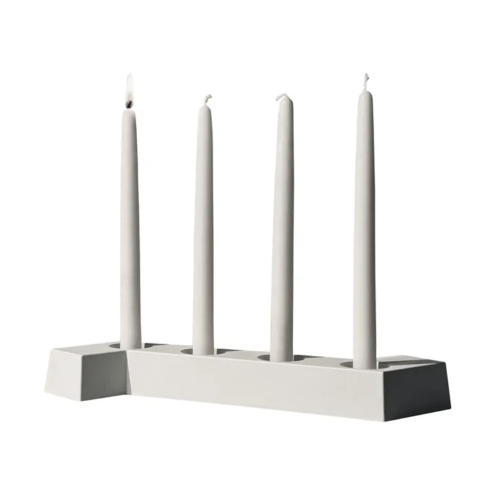 SMD chandelier de l’Avent - Blanc, 4 bougies - SMD Design