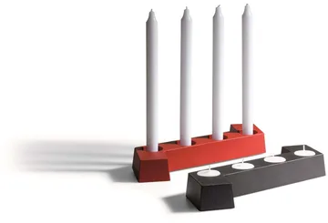 SMD chandelier de l’Avent - Rouge, 4 bougies - SMD Design