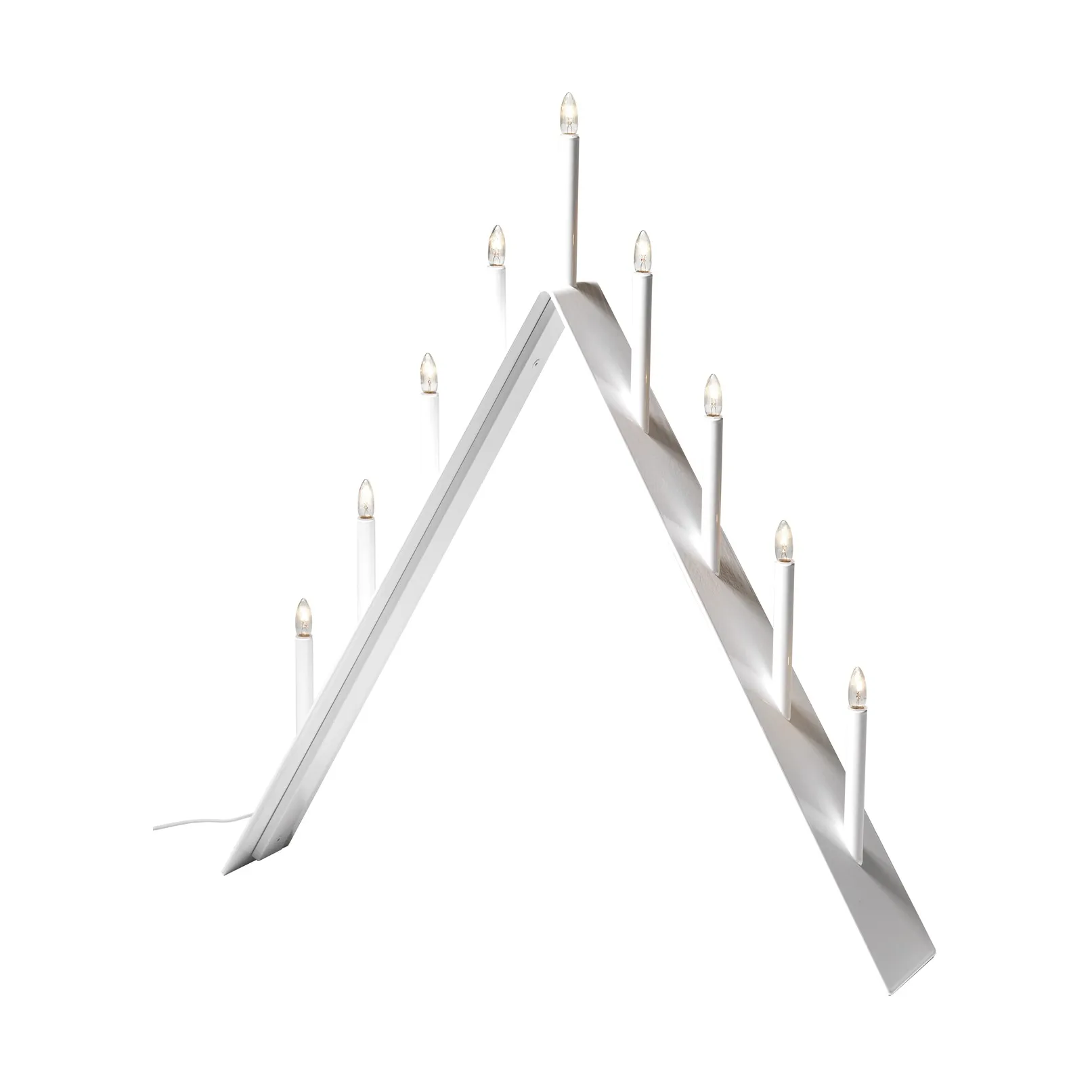 Spica 9 bougeoir de l’avent, blanc, LED SMD Design