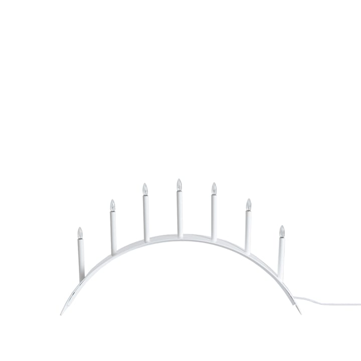 Spica Bow 7 bougeoir de l’avent - blanc, LED - SMD Design
