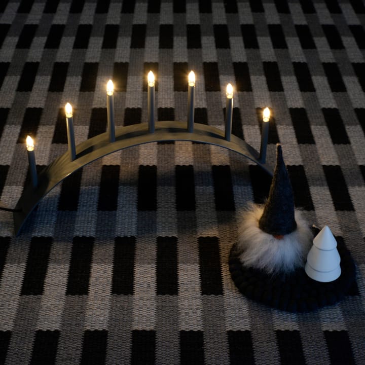 Spica Bow 7 bougeoir de l’avent, gris, LED SMD Design