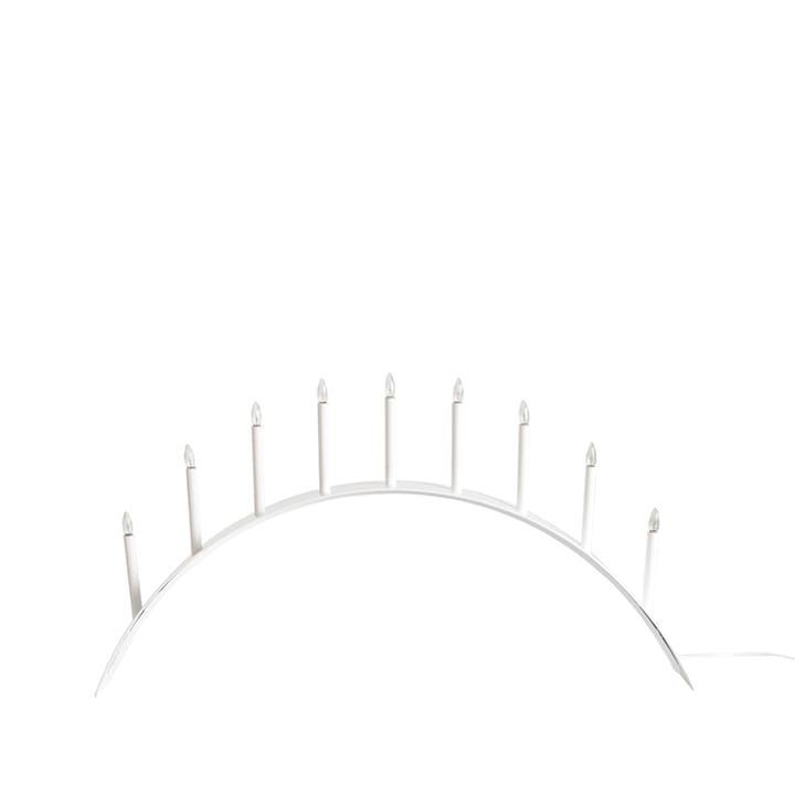 Spica Bow 9 bougeoir de l’avent - blanc, LED - SMD Design
