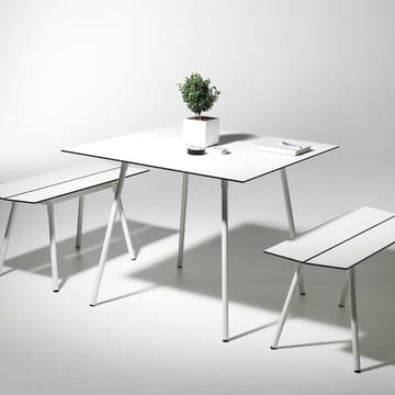Table à manger Ella rectangulaire - blanc, 180x90 cm - SMD Design