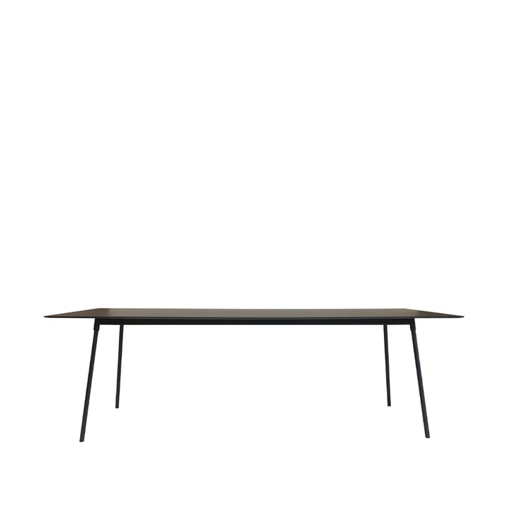 Table à manger Ella rectangulaire - gris foncé, 220x90 cm - SMD Design