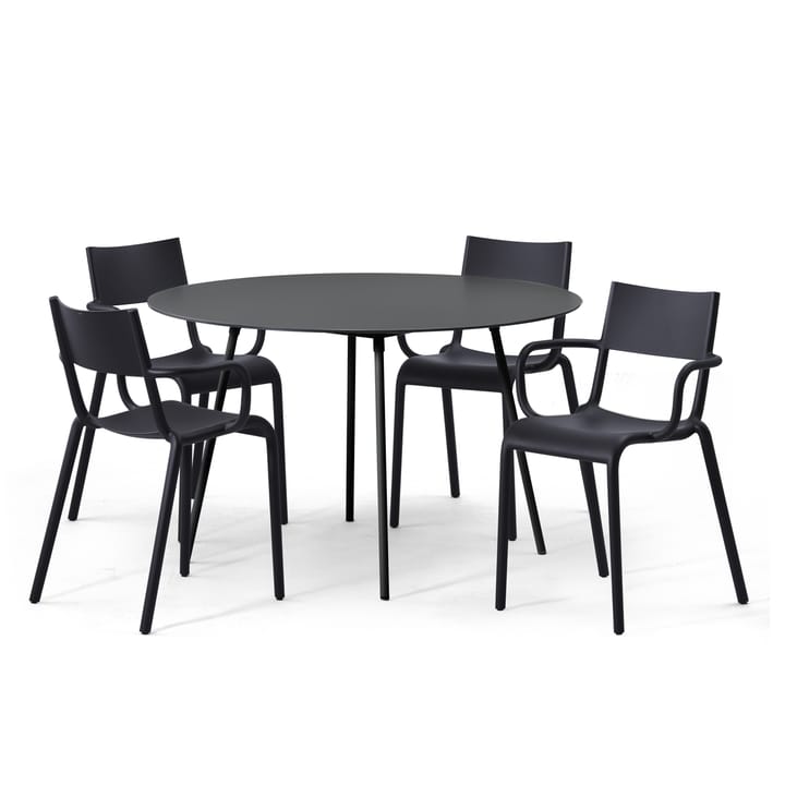 Table à manger Ella ronde, blanc SMD Design
