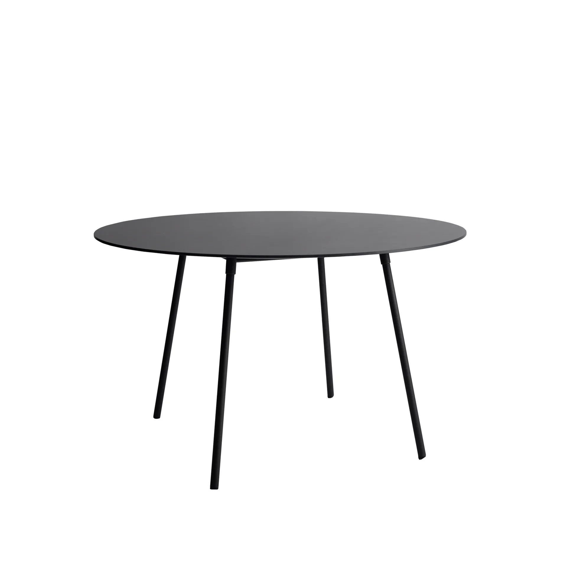 Table à manger Ella ronde, gris foncé SMD Design