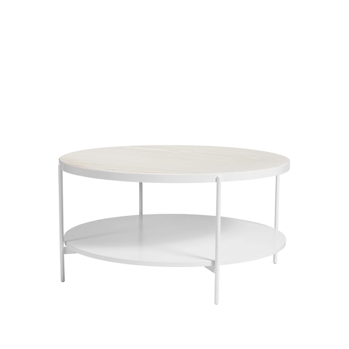 Table basse Lene - blanc, frêne pigmenté blanc - SMD Design