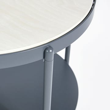 Table basse Lene - gris, frêne pigmenté blanc - SMD Design