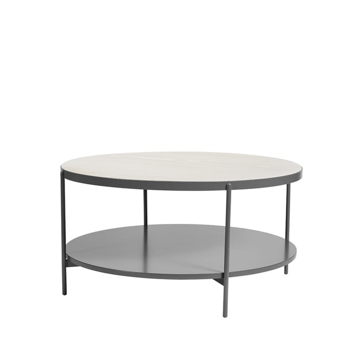 Table basse Lene - gris, frêne pigmenté blanc - SMD Design