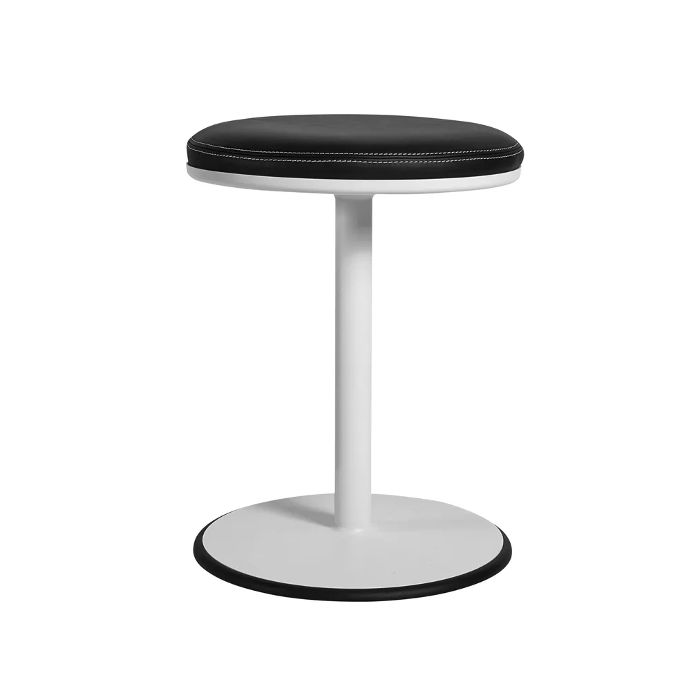 Tabouret Orbit, blanc, noir/blanc SMD Design