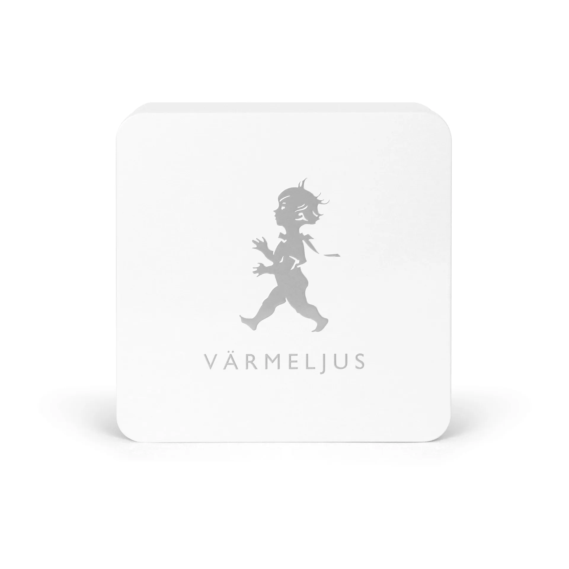 Boîte à bougies chauffe-plat Solstickan 21x21 cm, Blanc brillant Solstickan Design