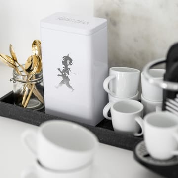 Boîte à café Solstickan 20,5 cm - Blanc brillant - Solstickan Design