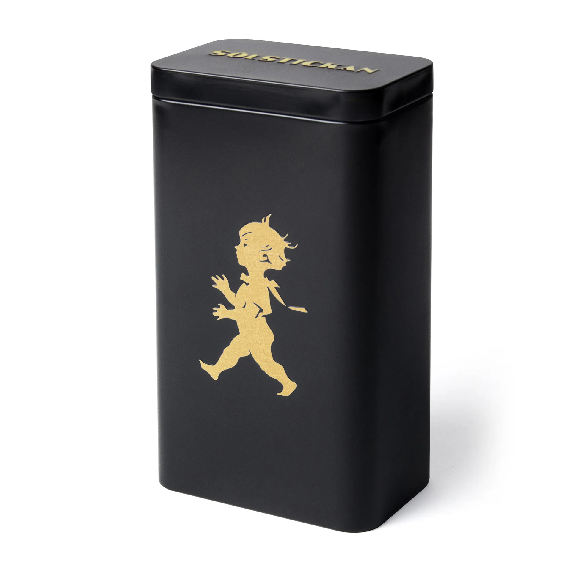Boîte à café Solstickan 20,5 cm, Noir-or mat Solstickan Design