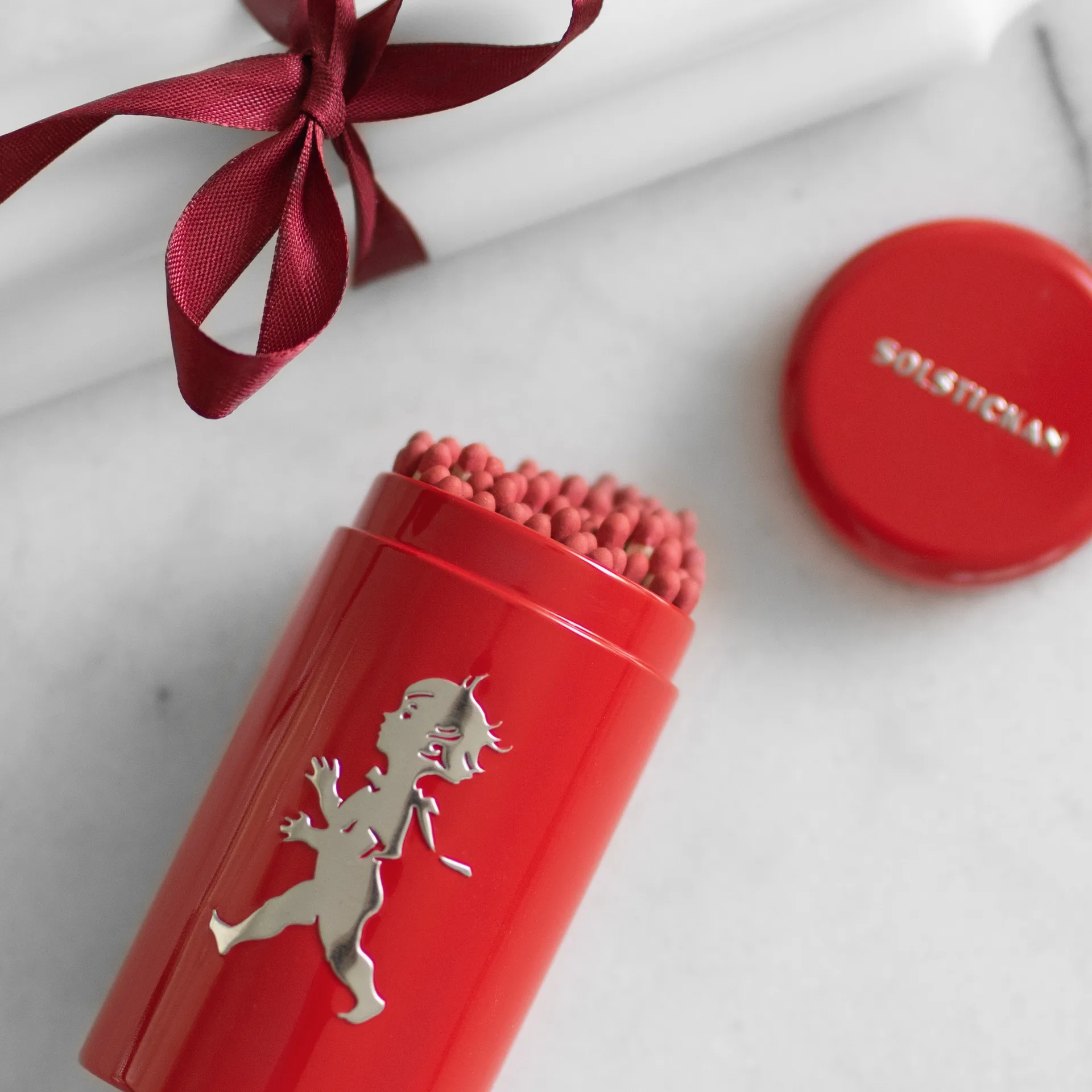 Boîte d'allumettes Solstickan 100 pièces, Rouge Solstickan Design