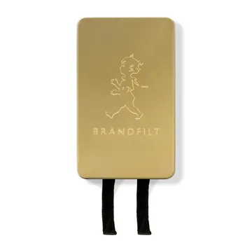 Couverture anti-feu Solstickan 120x120 cm - Or mat - Solstickan Design