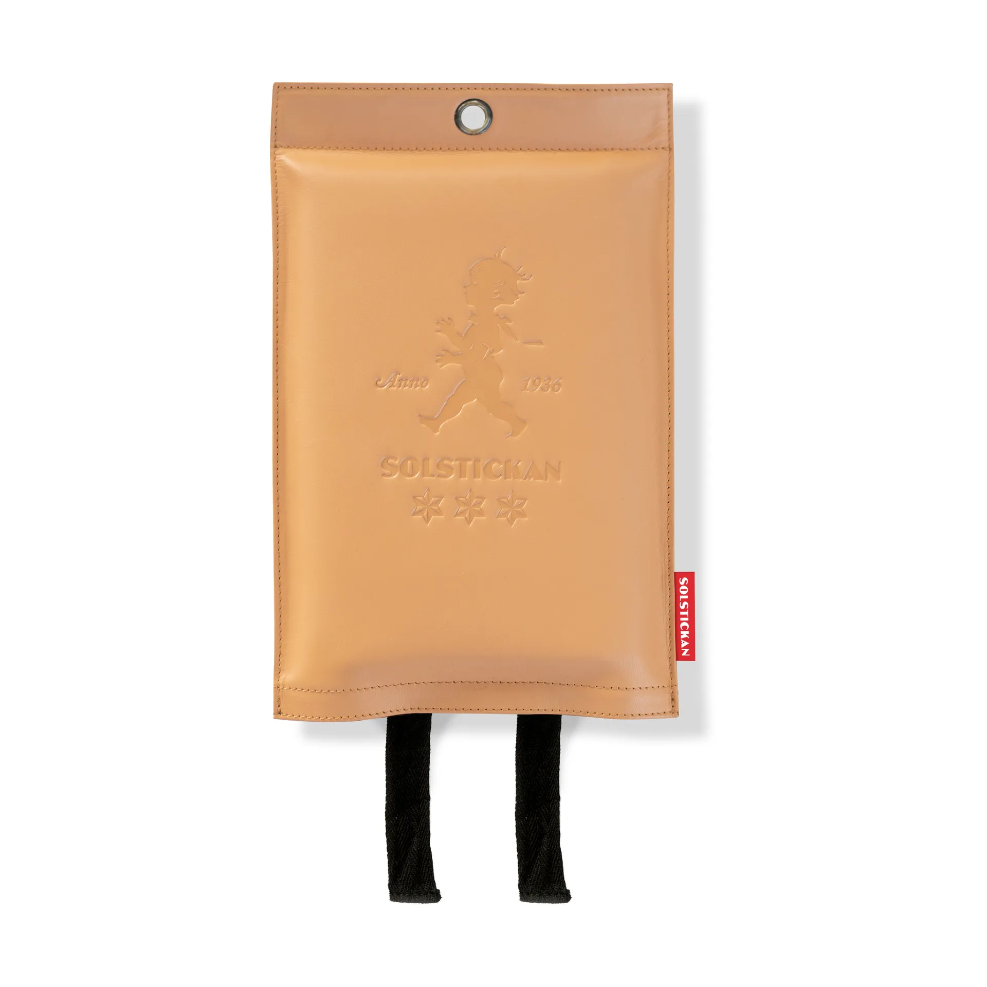 Couverture ignifuge en cuir Solstickan 120x120 cm, Cuir clair Solstickan Design