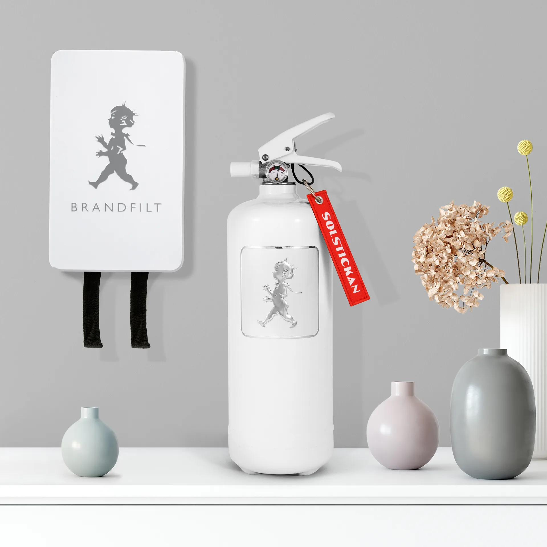 Extincteur Solstickan 2 kg, Blanc-argent Solstickan Design