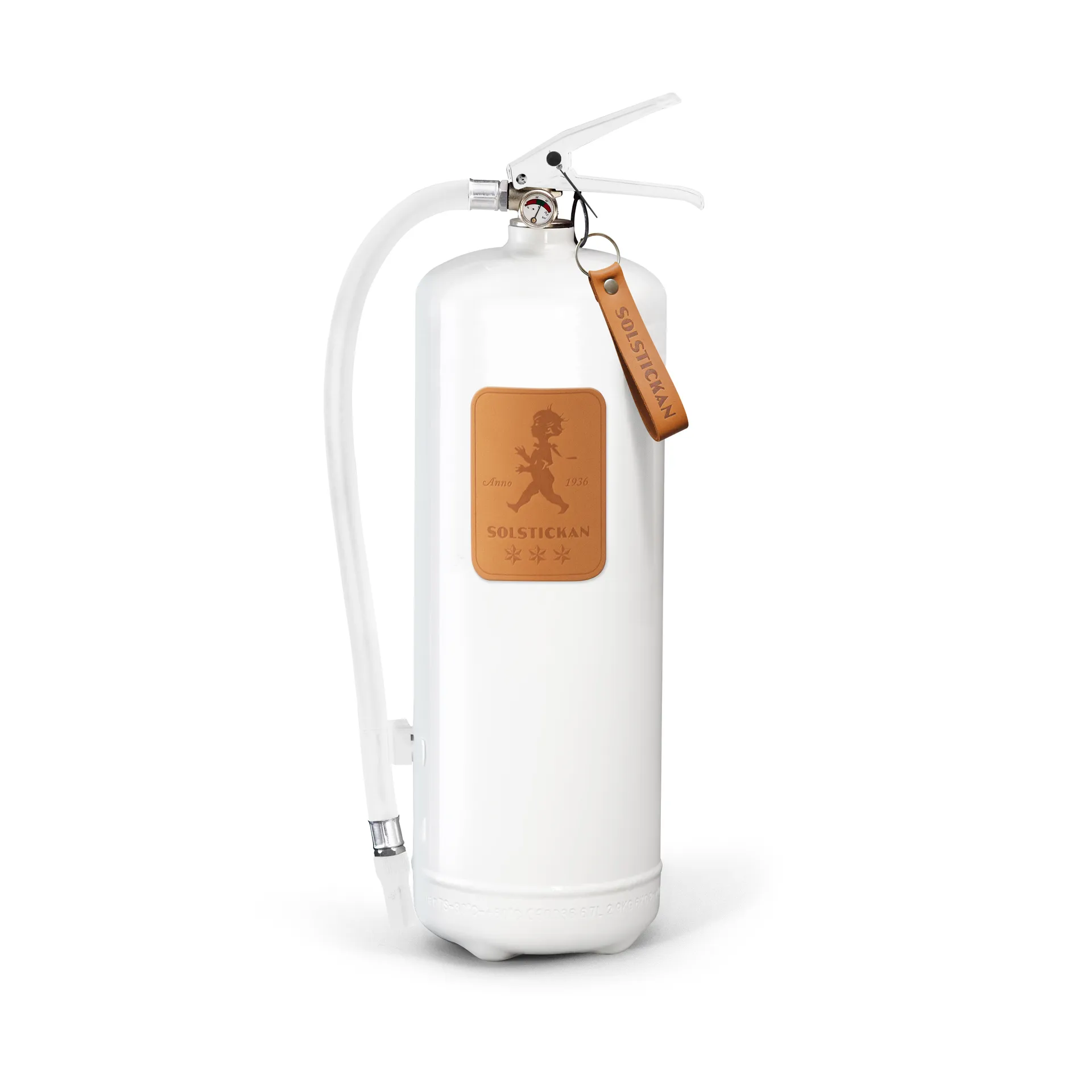 Extincteur Solstickan 6 kg, Cuir blanc-clair Solstickan Design