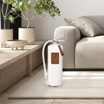 Extincteur Solstickan 6 kg - Cuir blanc-marron foncé - Solstickan Design