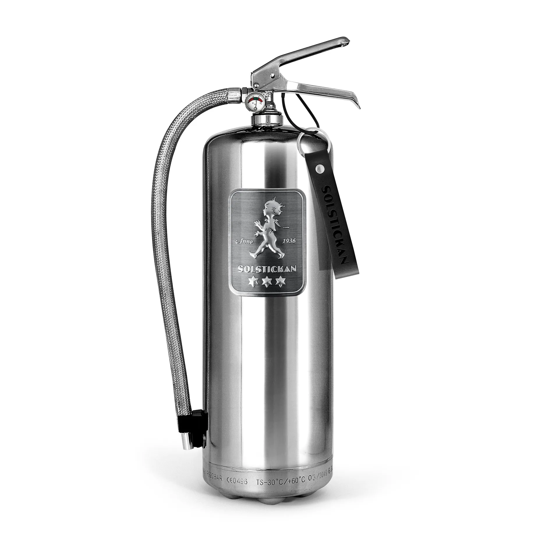 Extincteur Solstickan 6 kg, Design Edition acier Solstickan Design