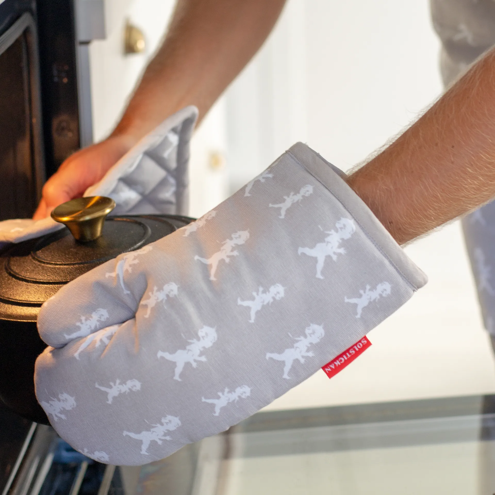 Gant de cuisine Solstickan 22x30 cm, Gris Solstickan Design