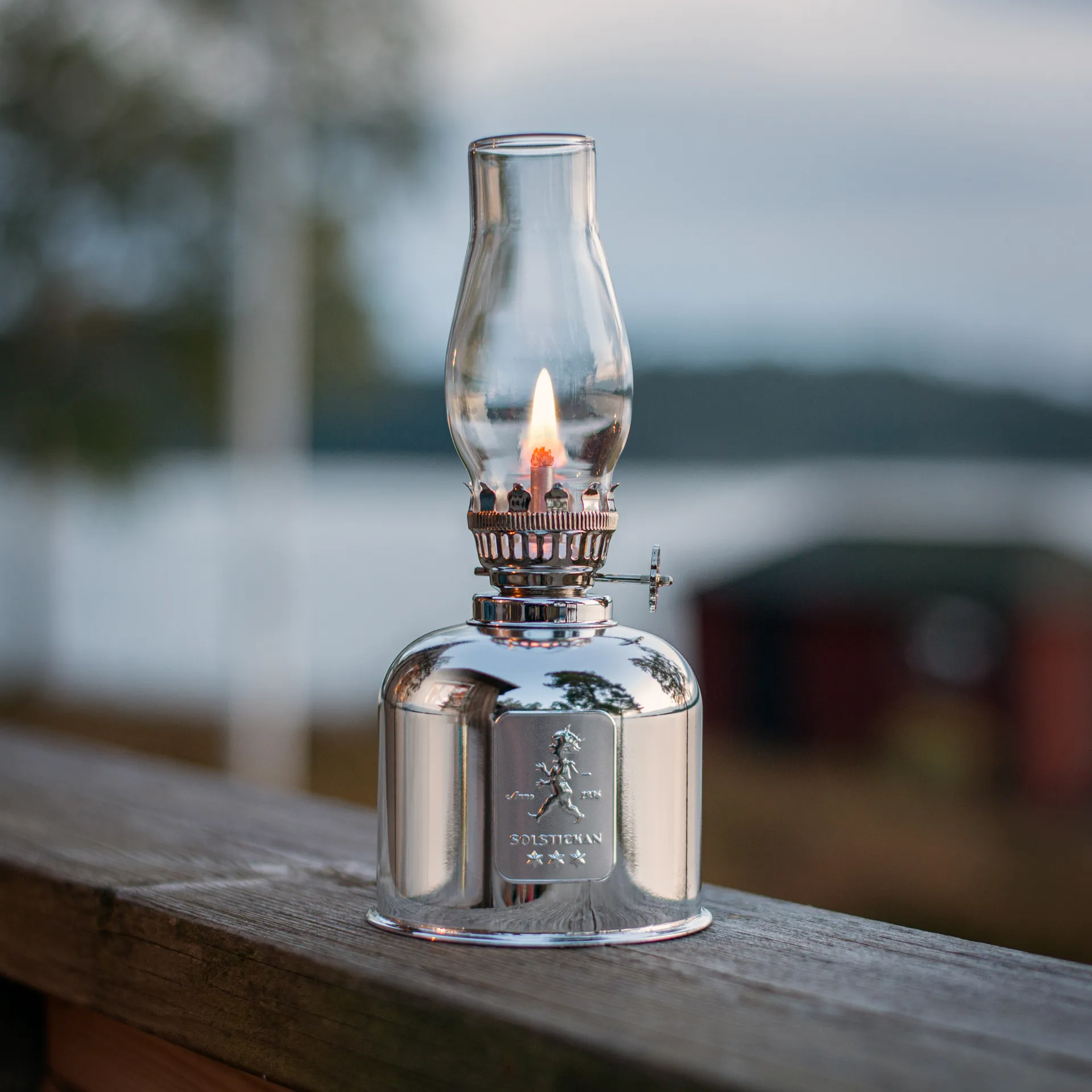 Lampe à pétrole Solstickan, Argent Solstickan Design