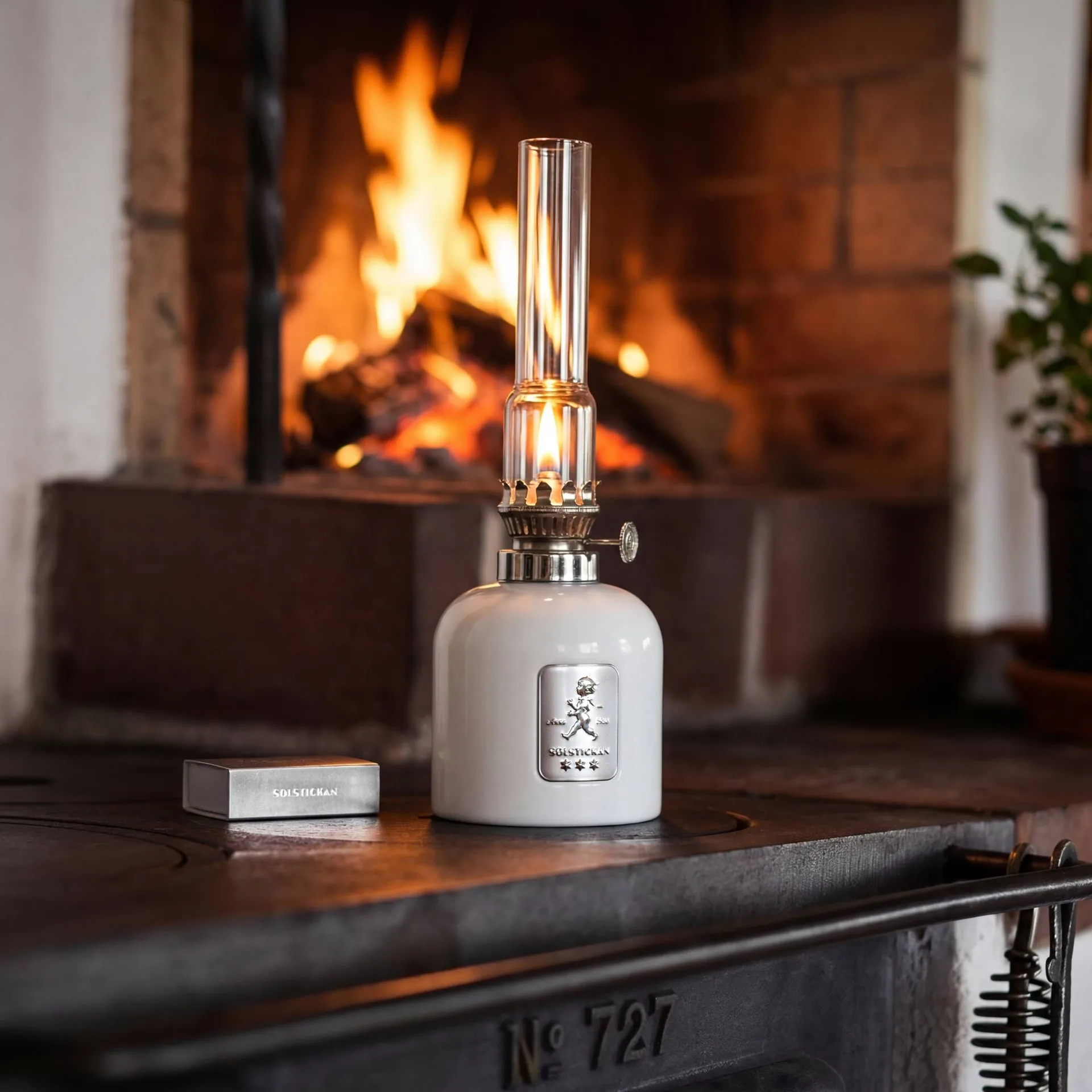 Lampe à pétrole Solstickan, Blanc, Ø8x24 cm Solstickan Design