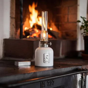 Lampe à pétrole Solstickan - Blanc, Ø8x24 cm - Solstickan Design