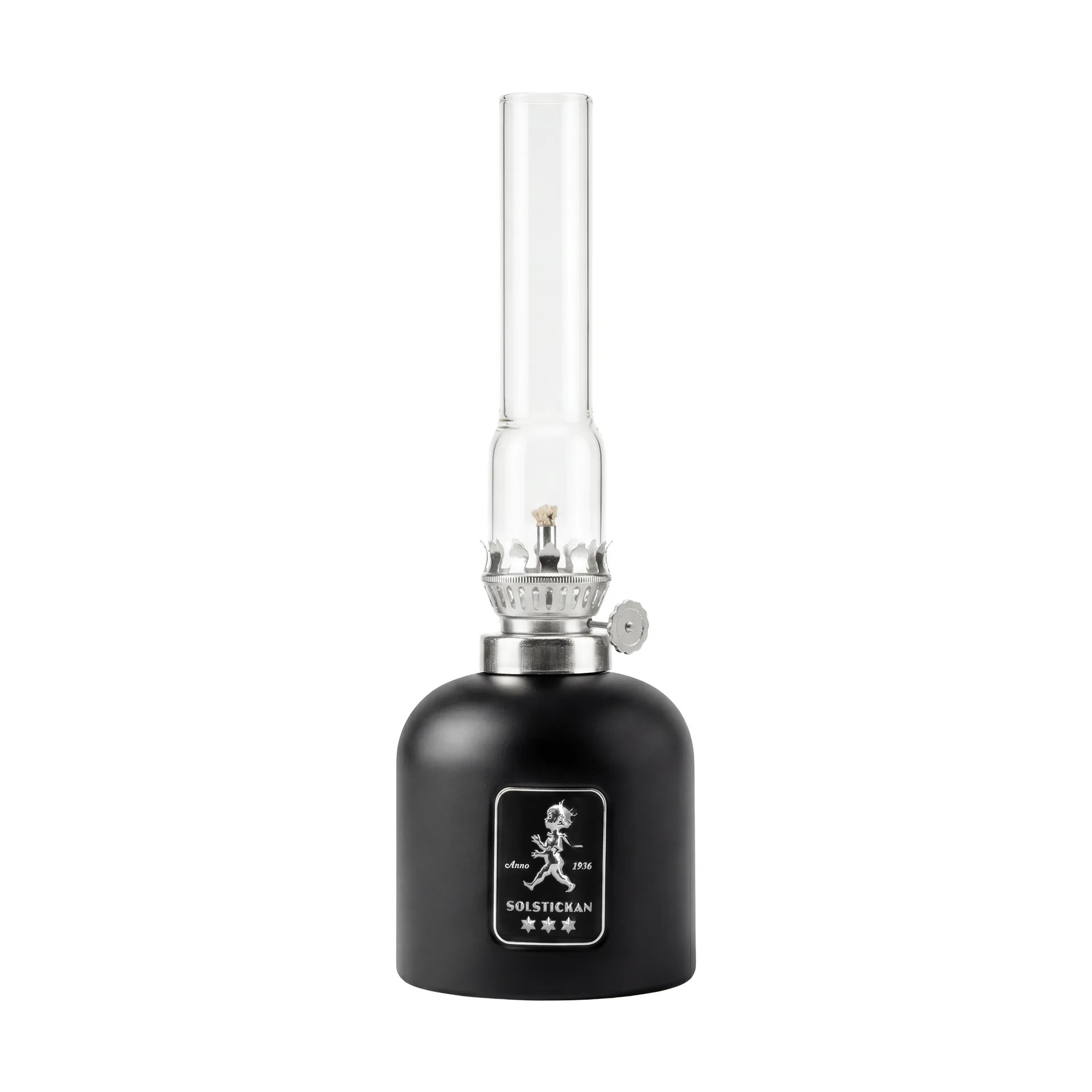 Lampe à pétrole Solstickan, Noir mat, Ø8x24 cm Solstickan Design