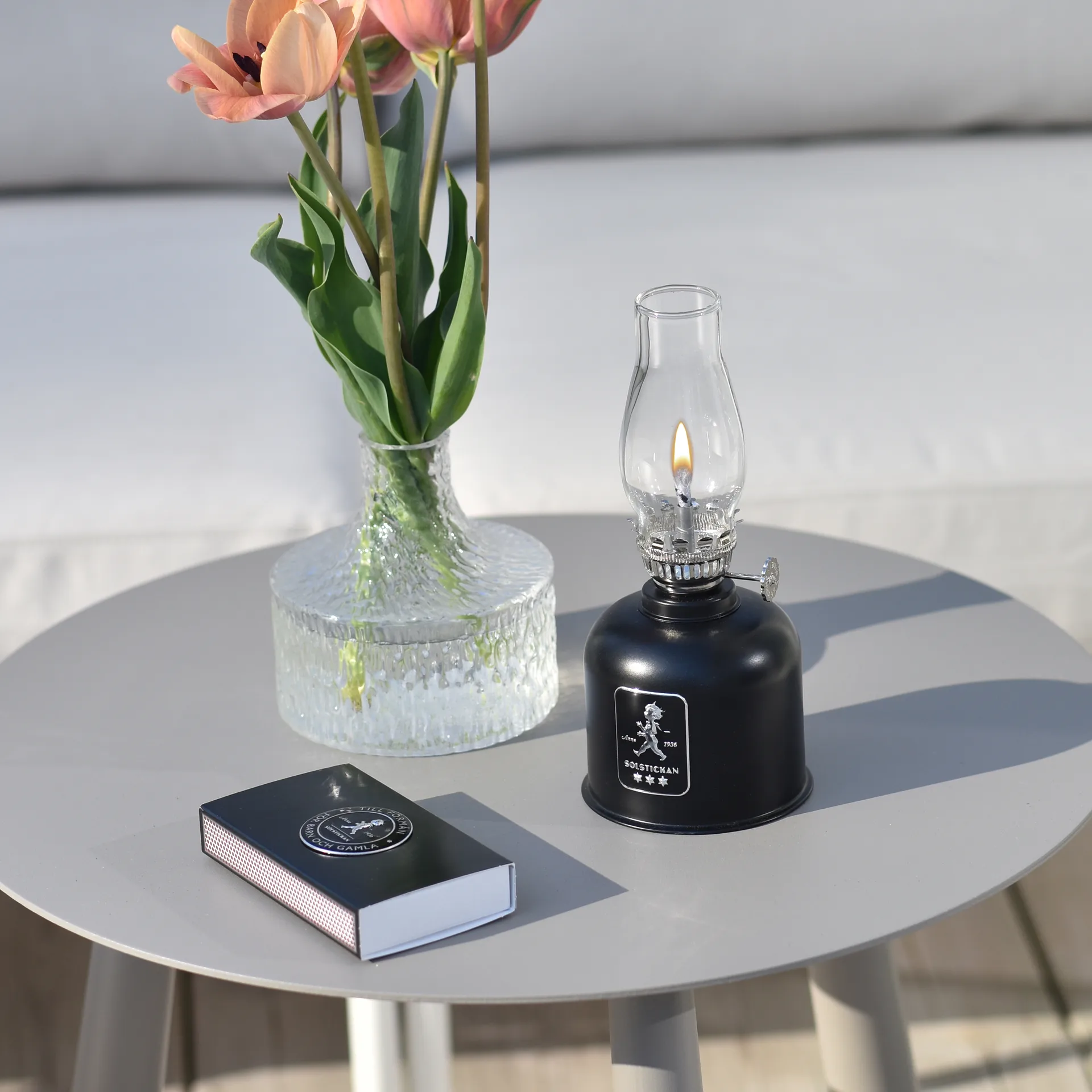 Lampe à pétrole Solstickan, Noir Solstickan Design