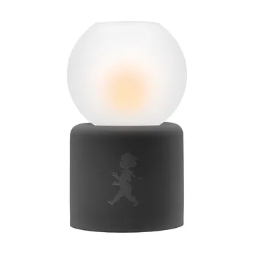 Photophore Globe Ø9,5x17 cm - Gris foncé - Solstickan Design