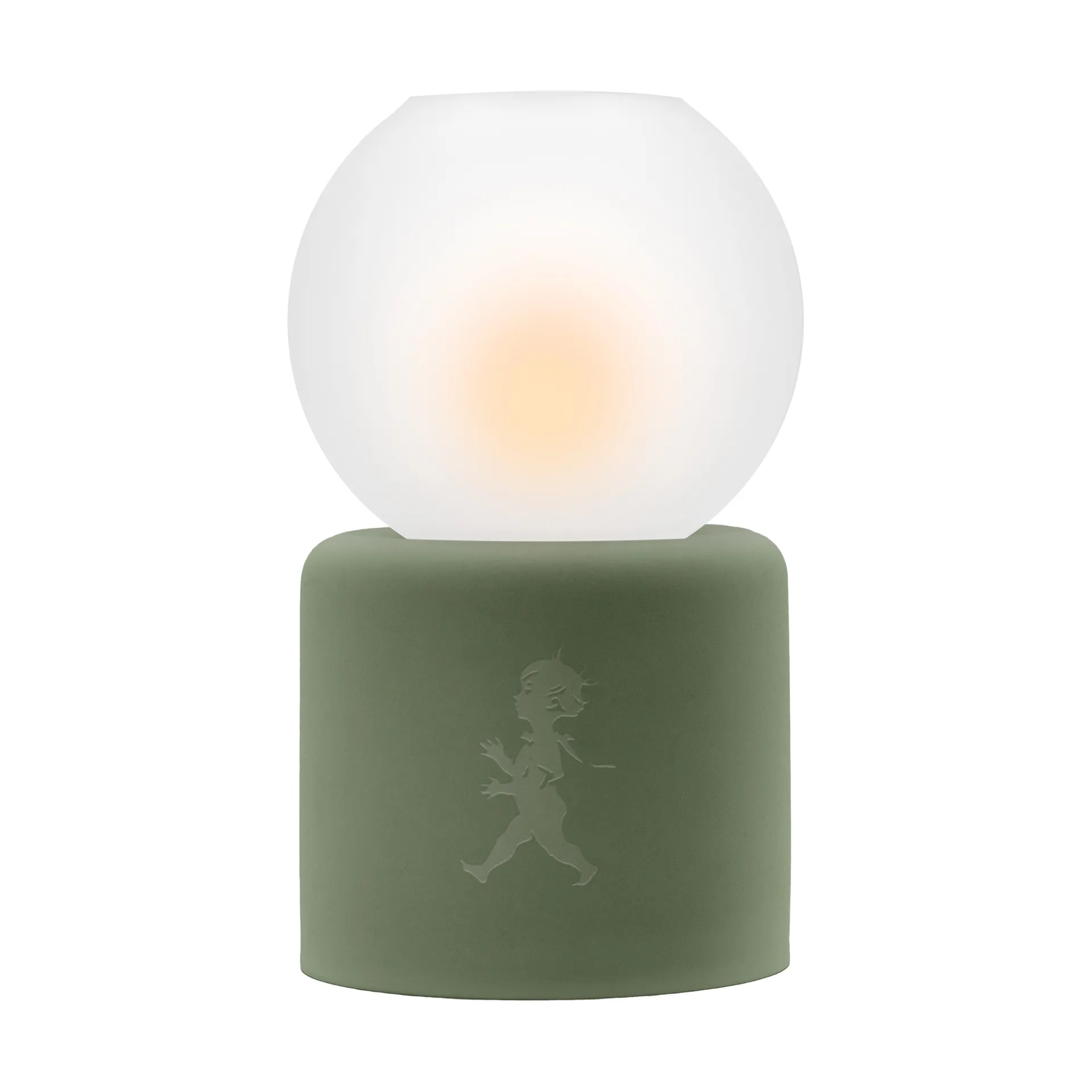 Photophore Globe Ø9,5x17 cm, Vert Solstickan Design